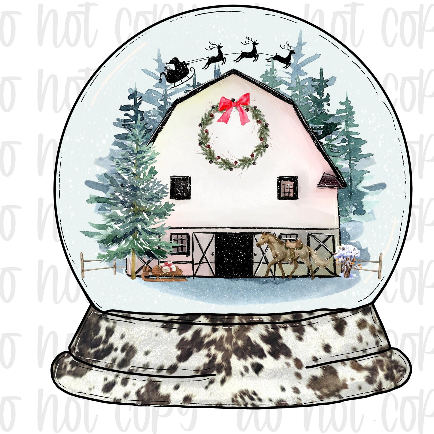 Merry Dutton Christmas Snow Globe with 2 surprise bonus designs!