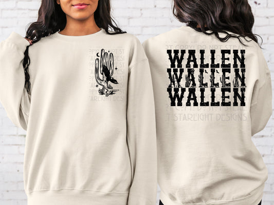 Front and back Western Singer Design MW